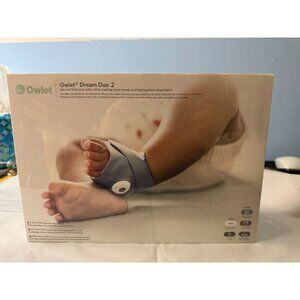 Owlet Dream Duo 2 Baby Monitor With Cam 2 & Smart Sock Tracks Sleep Trends & Str